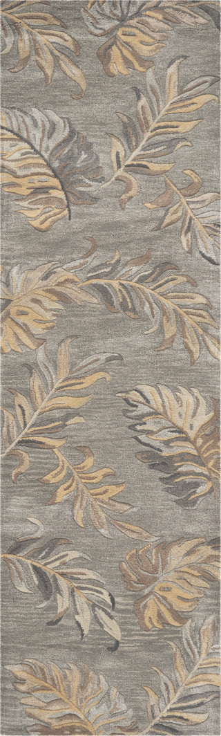 KAS Havana 2639 Grey Palms Area Rug Runner Image