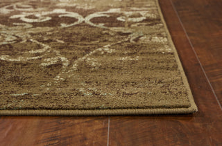 KAS Heritage 9350 Olive Damask Area Rug