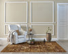 KAS Heritage 9350 Olive Damask Area Rug Main Image Feature