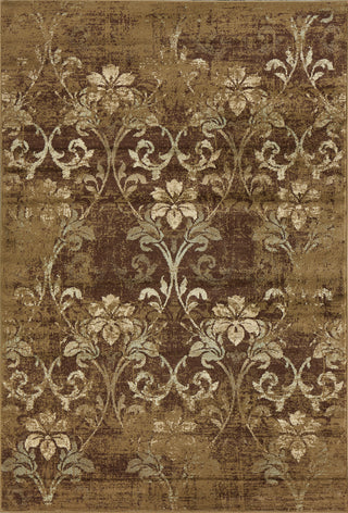 KAS Heritage 9350 Olive Damask Area Rug main image