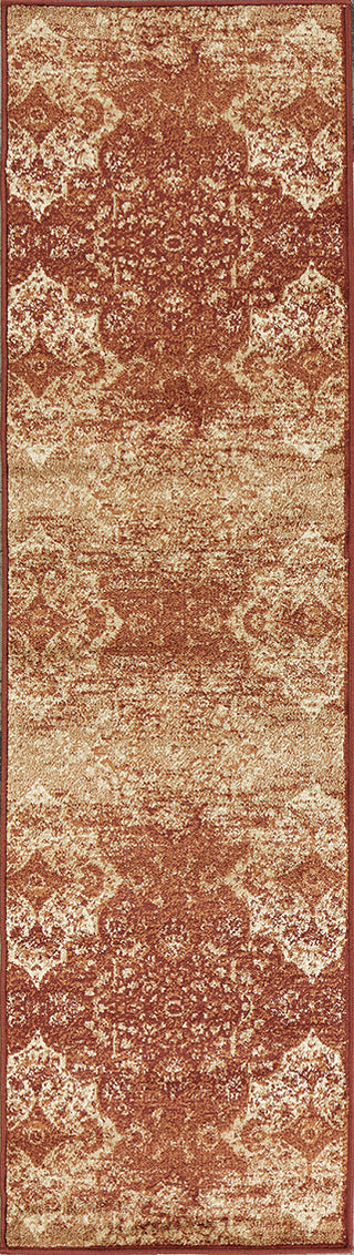 KAS Heritage 9356 Rust Vintage Area Rug