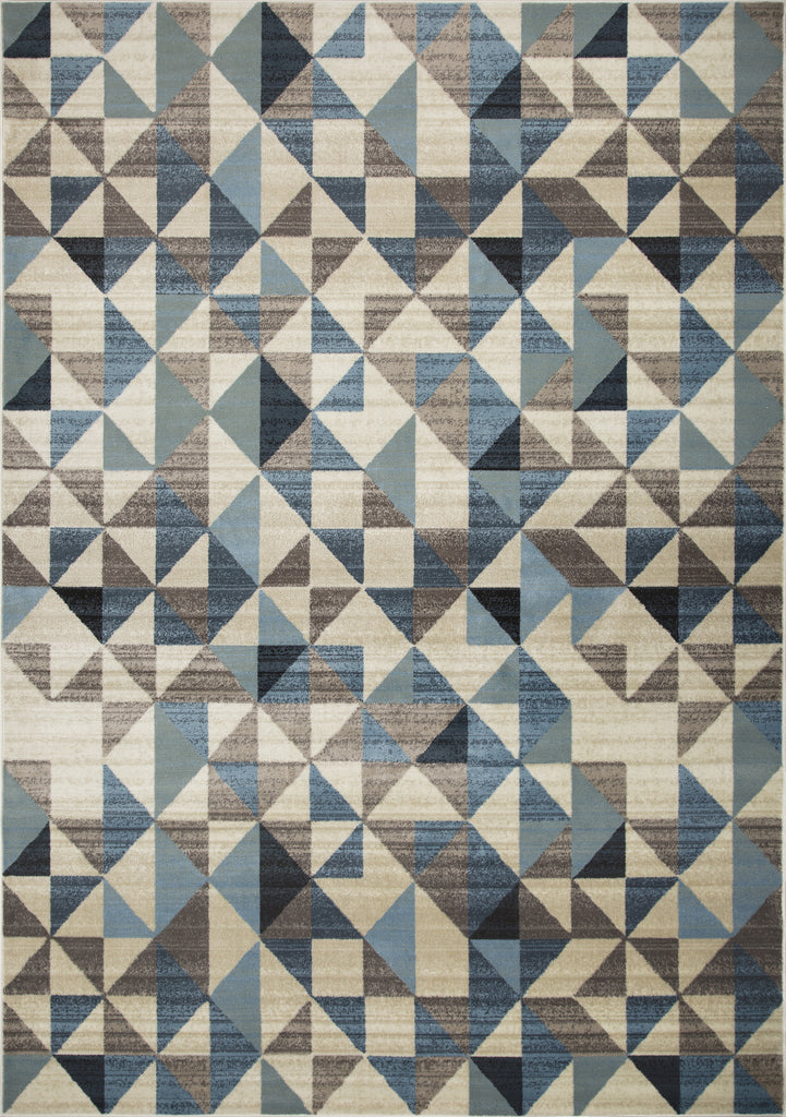 KAS Heritage 9365 Blue/Grey Scope Area Rug