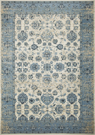 KAS Heritage 9367 Ivory/Blue Elegance Area Rug