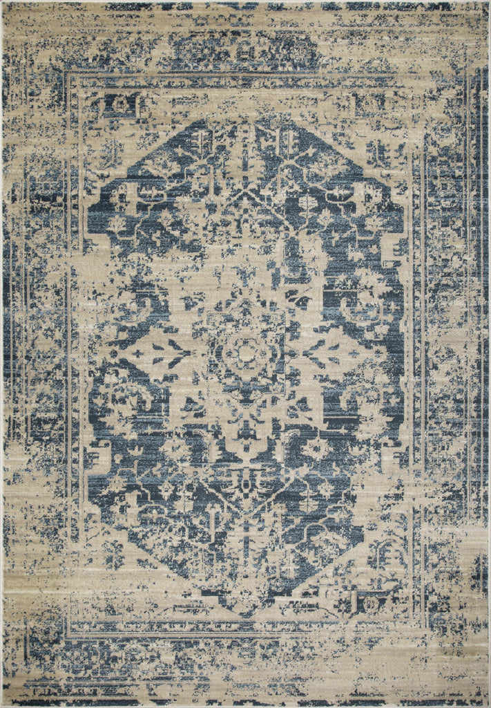 KAS Heritage 9368 Ivory/Blue Traditions Area Rug