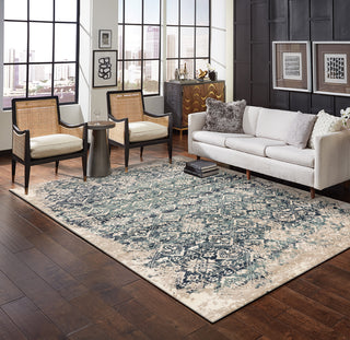 KAS Heritage 9372 Ivory/Blue Anna Area Rug