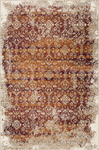 KAS Heritage 9373 Ivory/Rust Anna Area Rug