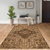 KAS Heritage 9374 Ivory/Blue Medallion Area Rug Lifestyle Image