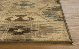KAS Heritage 9375 Ivory/Blue Southwest Area Rug Round Image