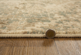 KAS Heritage 9376 Ivory/Blue Trellis Area Rug Corner Image