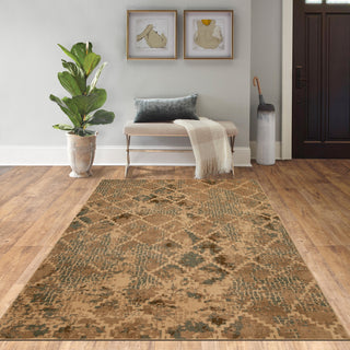 KAS Heritage 9376 Ivory/Blue Trellis Area Rug Lifestyle Image
