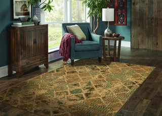 KAS Heritage 9376 Ivory/Blue Trellis Area Rug Lifestyle Image Feature