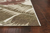 KAS Horizon 5710 Ivory Hibiscus Area Rug Runner Image