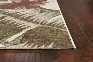 KAS Horizon 5710 Ivory Hibiscus Area Rug Runner Image Feature