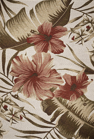 KAS Horizon 5710 Ivory Hibiscus Area Rug Main Image