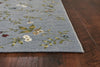 KAS Horizon 5716 Blue Floral Area Rug Runner Image Feature
