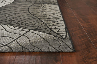 KAS Horizon 5719 Silver Fauna Area Rug Round Image