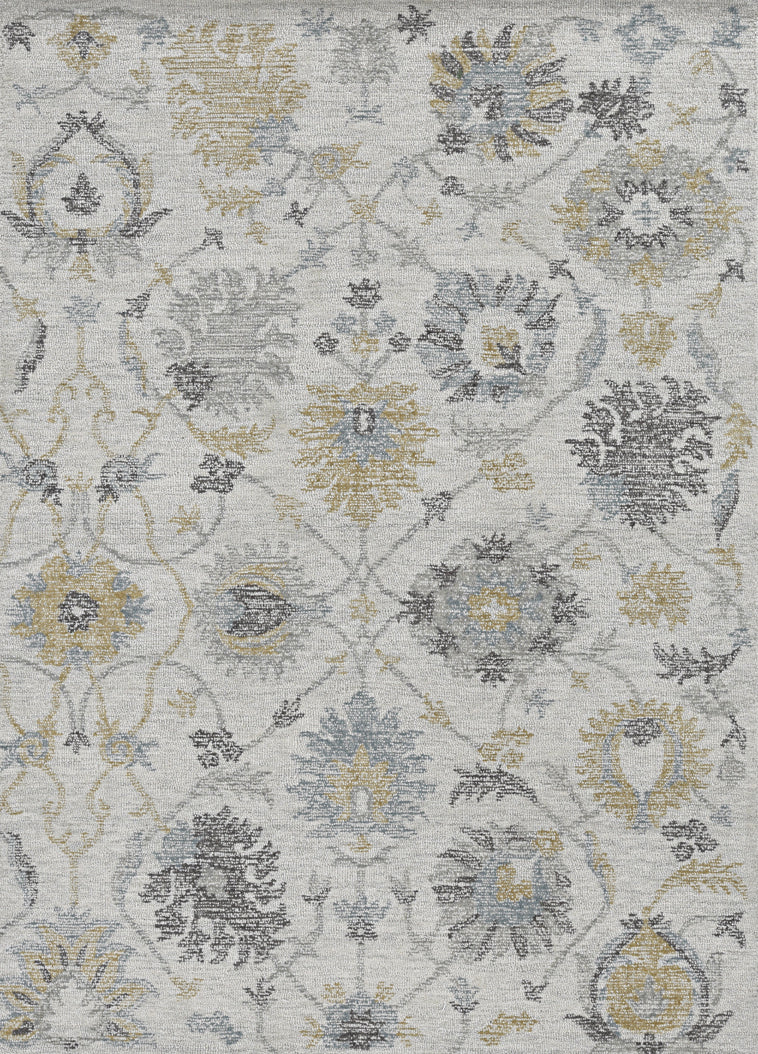 KAS Hudson 2461 Ivory Chandler Area Rug