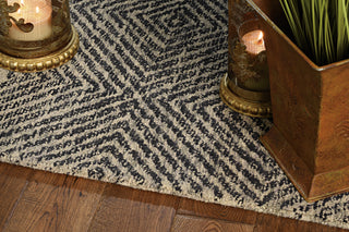 KAS Hudson 2463 Grey/Black Retreat Area Rug Main Image