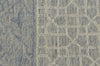 KAS Hudson 2467 Blue/Grey Mosaic Area Rug Corner Image