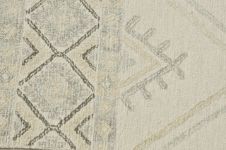 KAS Hudson 2468 Ivory/Taupe Southwest Area Rug Corner Image