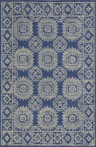 KAS Hudson 2469 Navy Suzani Area Rug main image