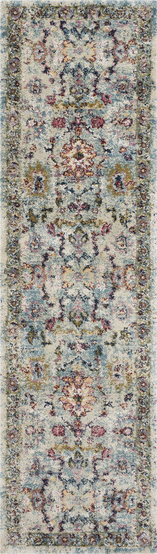 KAS Hue 4705 Light Blue Farrah Area Rug Runner Image