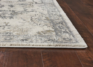 KAS Hue 4707 Ivory Farrah Area Rug Round Image Feature