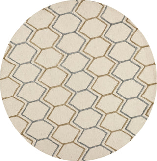 KAS Impressions 4618 Ivory Honeycomb Area Rug Main Image