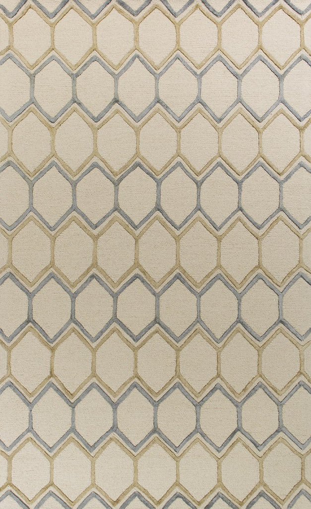 KAS Impressions 4618 Ivory Honeycomb Area Rug main image