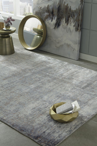 KAS Indulge 801 Slate Pulse Area Rug Runner Image Feature