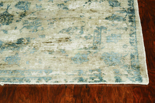 KAS Indulge 805 Sand/Blue Area Rug Round Image