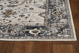 KAS Inspire 7500 Ivory/Grey Empera Area Rug