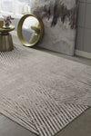 KAS Inspire 7504 Ivory/Grey Parker Area Rug Lifestyle Image Feature