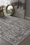 KAS Inspire 7506 Grey Expressions Area Rug Lifestyle Image Feature