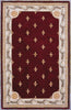 KAS Jewel 0311 Red Fleur-De-Lis Area Rug Main Image