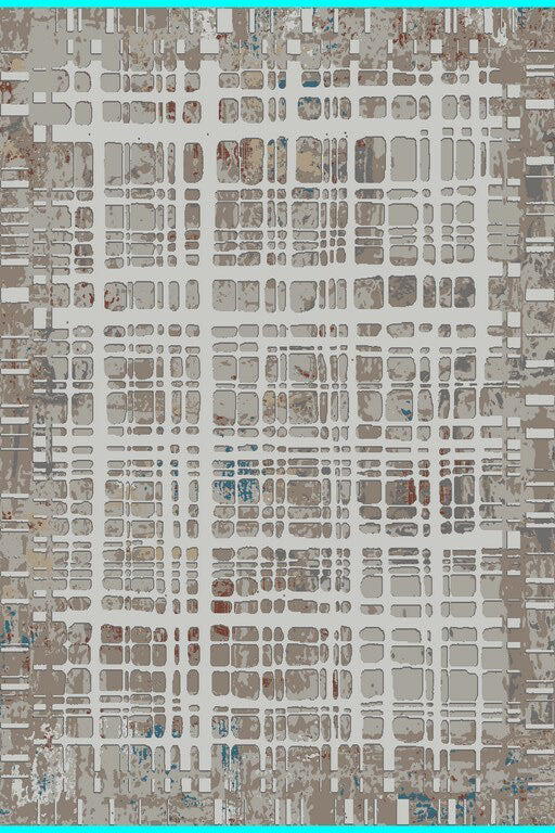 KAS Karina 8259 Ivory Plaid Area Rug main image