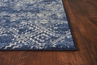 KAS Laguna 7625 Azure Blue Elements Area Rug Round Image