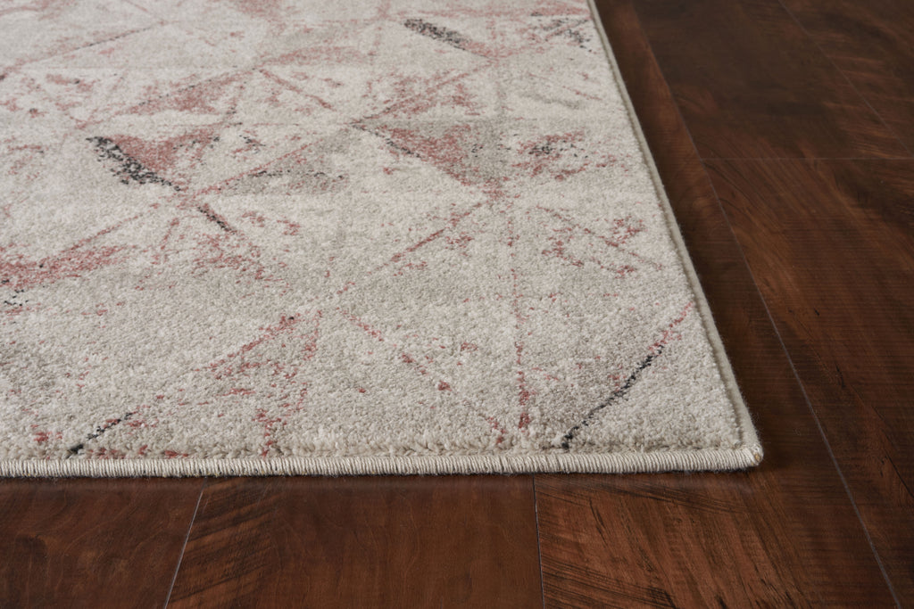 KAS Laguna 7630 Ivory/Pink Panes Area Rug – Incredible Rugs and Decor