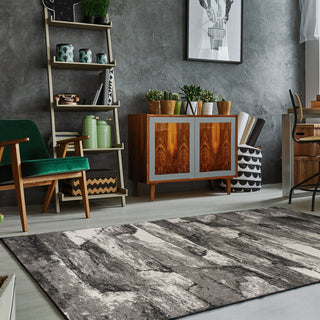 KAS Landscapes 5907 Grey Highlights Area Rug Lifestyle Image