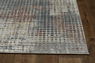 KAS Lara 7253 Grey/Brick Inspire Area Rug