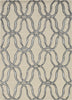 KAS Libby Langdon Upton 4300 Putty/Silver Streamer Area Rug main image