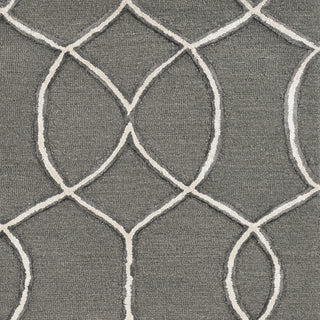 KAS Libby Langdon Upton 4303 Charcoal/Snow Groovy Gate Area Rug Lifestyle Image Feature