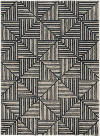 KAS Libby Langdon Upton 4304 Navy/Charcoal Diagonal Tile Area Rug main image