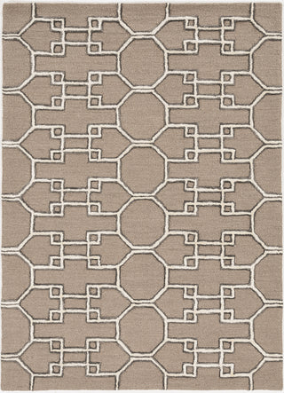 KAS Libby Langdon Upton 4305 Mocha/Ink Asian Trellis Area Rug main image