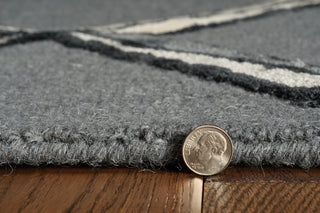 KAS Libby Langdon Upton 4308 Charcoal/Silver Mod Scape Area Rug Main Image