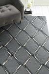 KAS Libby Langdon Upton 4308 Charcoal/Silver Mod Scape Area Rug