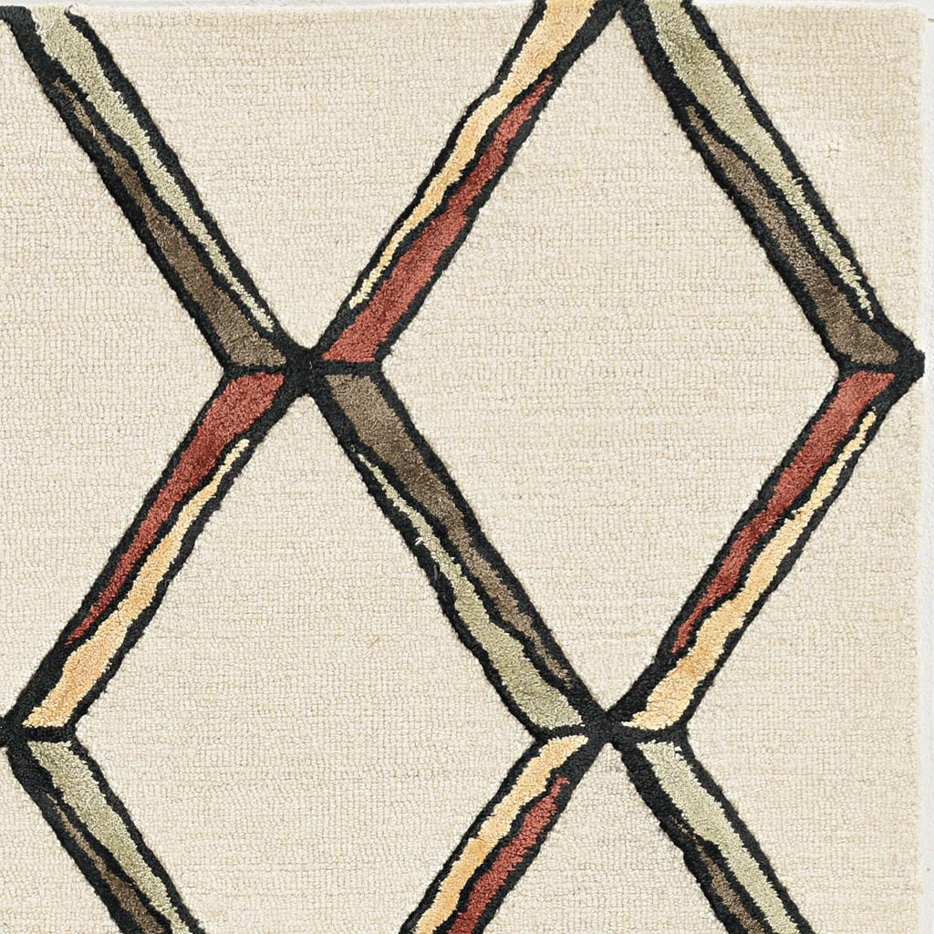 KAS Libby Langdon Upton 4309 Cream/Gold Mod Scape Area Rug Lifestyle Image Feature