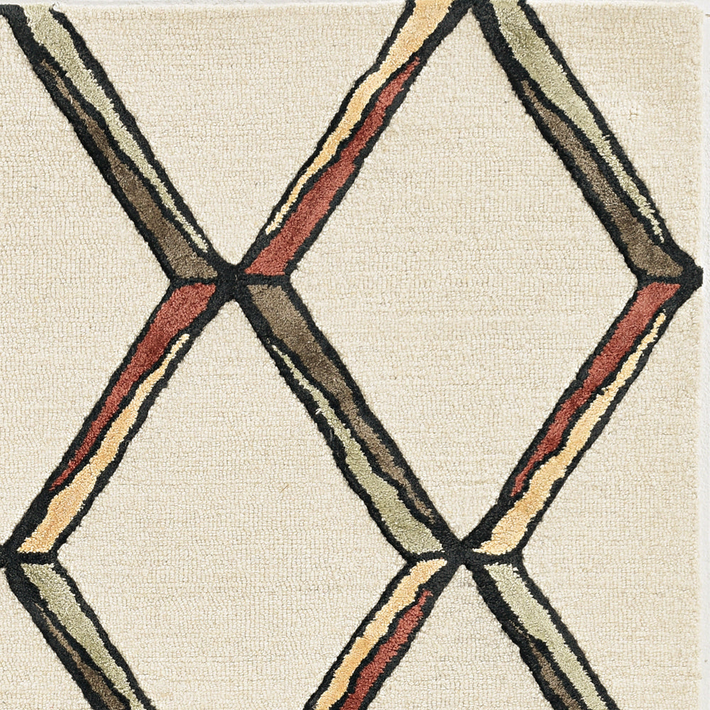 KAS Libby Langdon Upton 4309 Cream/Gold Mod Scape Area Rug Lifestyle Image Feature