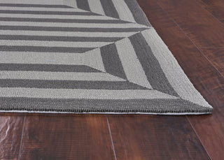 KAS Libby Langdon Hamptons 5220 Charcoal Emerson Area Rug Round Image