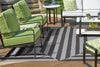 KAS Libby Langdon Hamptons 5220 Charcoal Emerson Area Rug Lifestyle Image